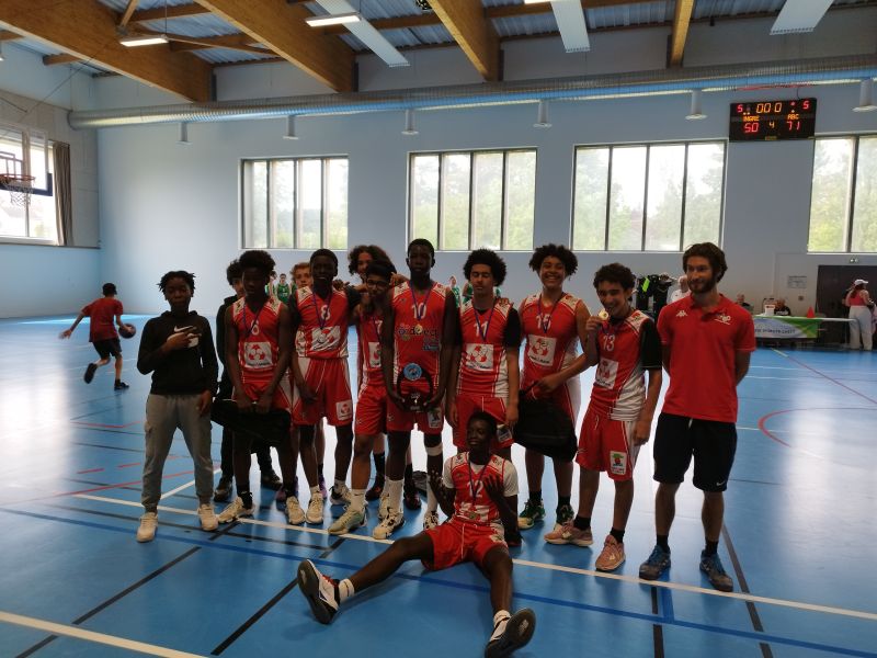 Trophée du Loiret U15M - CMPJM  Ingré contre ABC St Jean de Braye - Victoire ABC St Jean de Braye 50 à 71