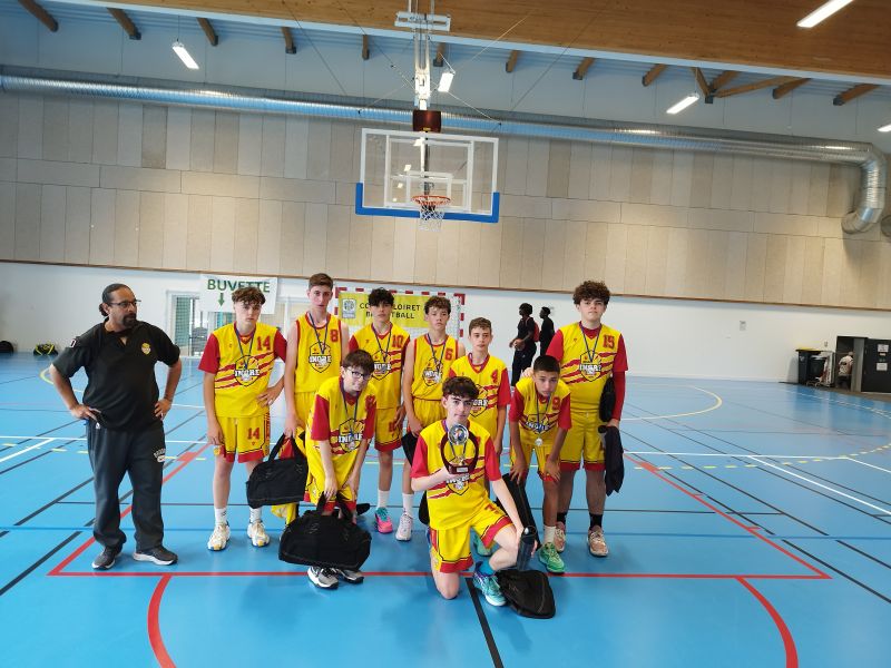 Trophée du Loiret U15M - CMPJM  Ingré contre ABC St Jean de Braye - Victoire ABC St Jean de Braye 50 à 71