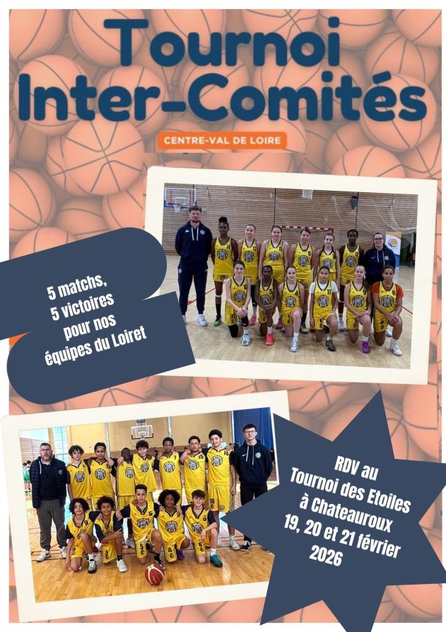 TOURNOI INTER COMITES U13 - 17 et 18 JANVIER 2026