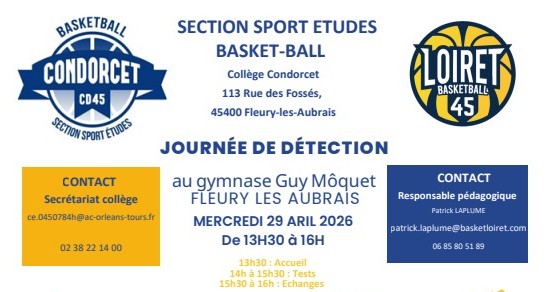 JOURNEE DETECTION SECTION SPORT ETUDES CONDORCET