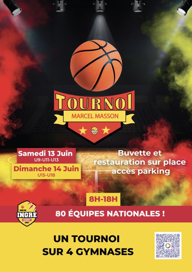Invitation aux Tournois Jeunes 2026 – CMPJM Ingré Basketball